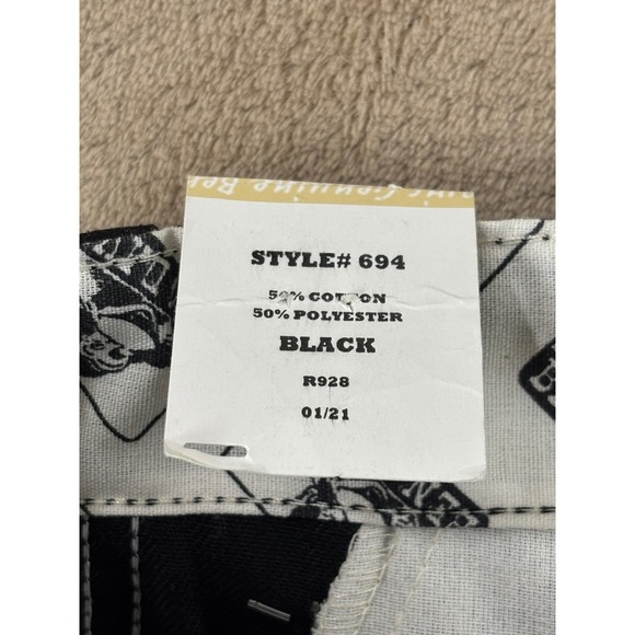 Ben Davis Classic 50/50 Blend Pants Mens 44x29 Black NEW - Picture 3 of 10